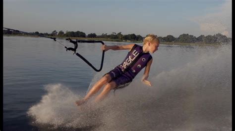 12 Year Old Barefoot Waterskiing Phenom Jackson Gerard Youtube
