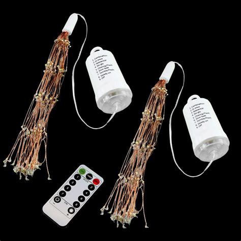 Lumabase 200 Light Bulbs With Copper Wire Battery Operated Starburst