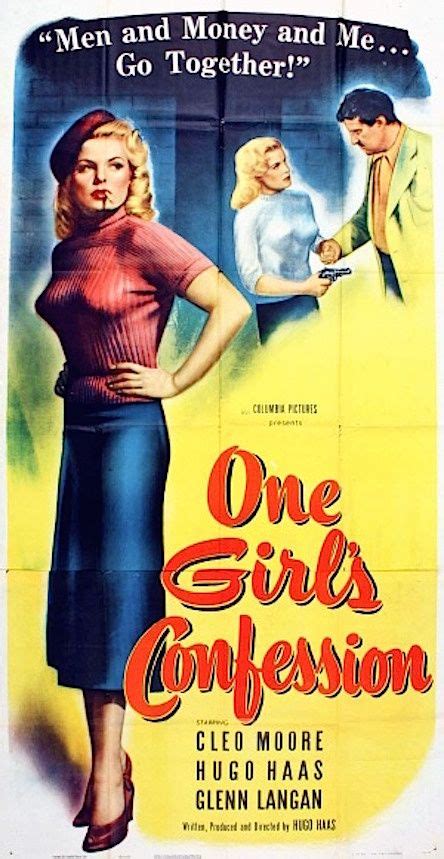 one girl s confession 1953 classic films posters film posters vintage movie posters vintage