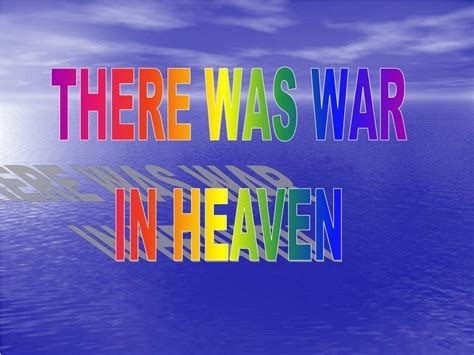 Ppt There Was War In Heaven Powerpoint Presentation Free Download