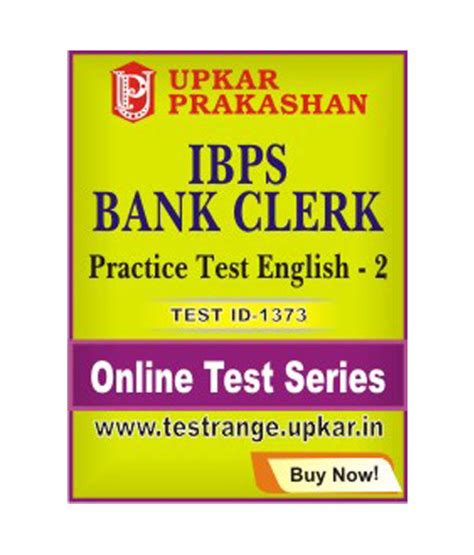 Our bank preparation live classes and video courses will assist you comprehend the concepts based on the syllabus in a very easy yet informative manner. IBPS Bank Clerk Online Practice Test English - 2 By Upkar ...