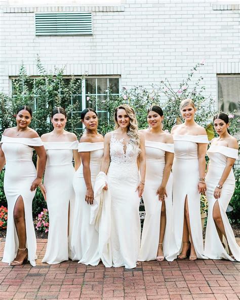 7 Bridal Parties That Will Make You Fall In Love With The White Bridesmaid Dresses Trend Lulus