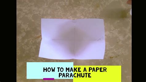 How To Make A Paper Parachute Part 1 Tutorial Youtube