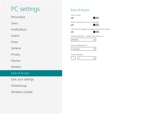 Windows 8 Pc Settings Complete Guide