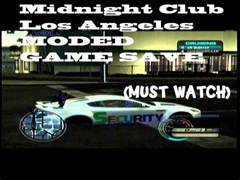 Midnight Club La Best Mods Game Save Download Xbox 360