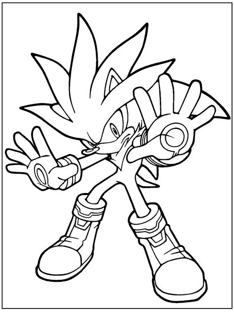 21 Printable Sonic Sonic Shadow Coloring Pages Iremiss