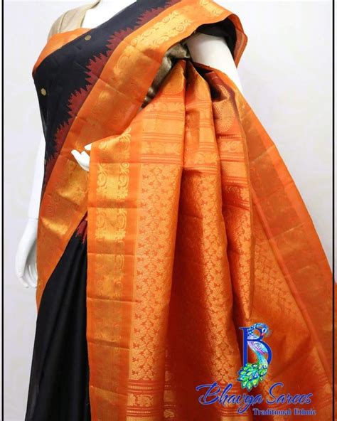 Silk Gadwal Sico Saree Hand 63 M With Blouse Piece At Rs 6800 In