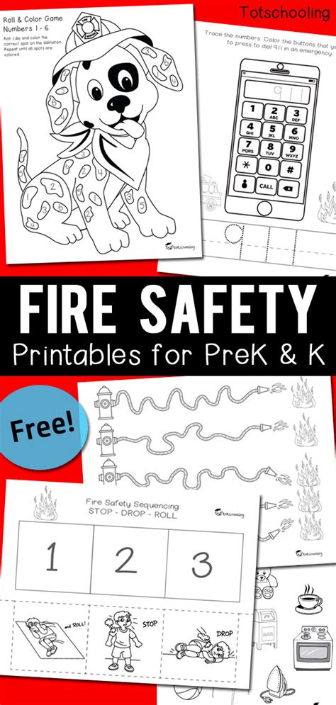 Rule number one for water safety is to supervise your child. Fire Safety Worksheets for PreK & Kindergarten | Totschooling - Toddler, Preschool, Kindergarten ...