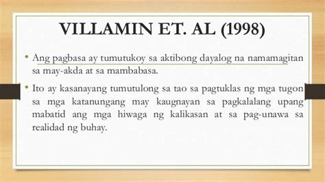 Dalawang Uri Ng Pagbasa Ayon Sa Layunin