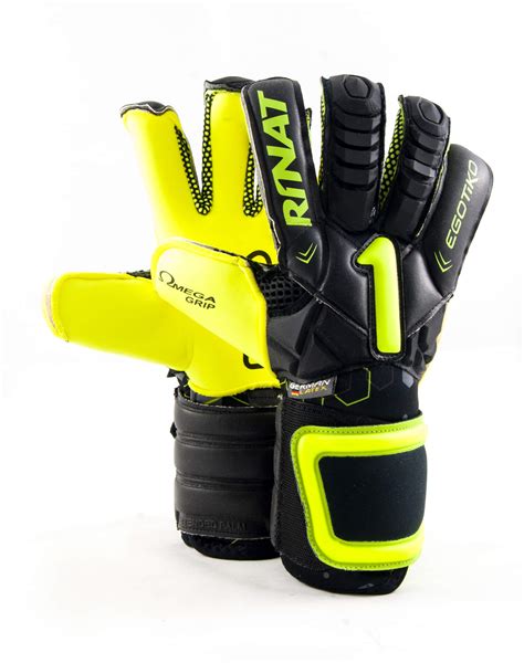 Guantes Rinat Egotiko Nrg Pro NeÓn Negro Golero Sport