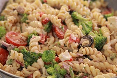 Pasta salad is truly as easy as boiling water and tossing in a few key ingredients. Festive Pasta Salad | Your Lighter Side