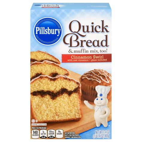 Save On Pillsbury Quick Bread And Muffin Mix Too Cinnamon Swirl Order Online Delivery Martin S