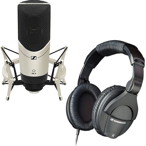 Sennheiser Mk4 Studio Le Condenser Microphone And Mk 4 Studio