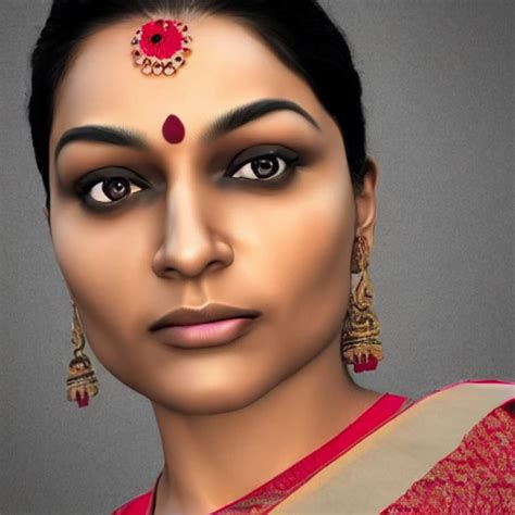 Ultra Realistic Indian Woman 3d Arthubai