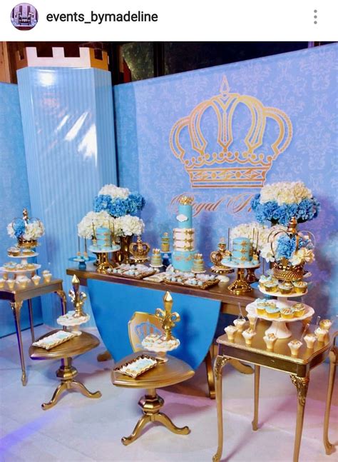 You also can get lots of similar inspirations on this site!. Pin on Royal Prince/boy theme Baby Shower Ideas