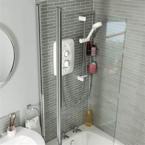 Mira Sprint Multi Fit 108kw Electric Shower Whitechrome 11788009