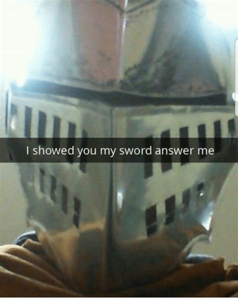 I Showed You My Sword I Showed You My Dick Please