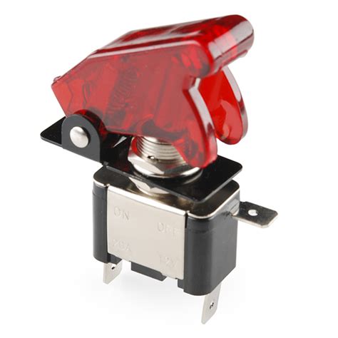 Toggle Switch And Cover Red