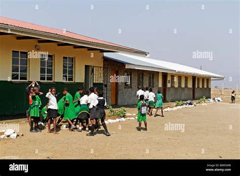 Rural School In The Valley Of Msinga Kwazulu Natal South Africa Stock