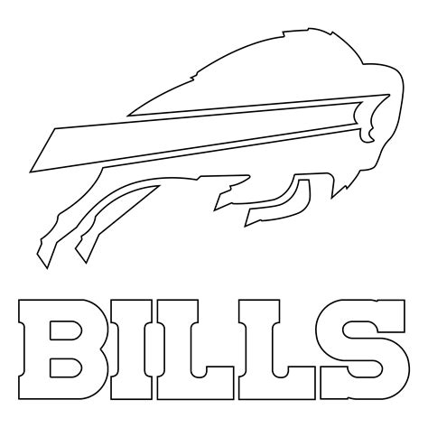 Various Szs Buffalo Bills Logo Stencil Reusable Mancave Sports Football