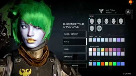 Destiny Character Customization Review Destiny Character Face