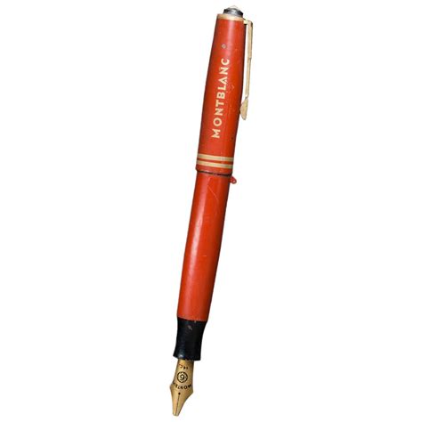 Large Montblanc Pen In Metal Circa 1950 For Sale At 1stdibs
