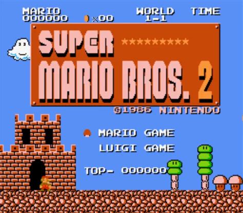 Super Mario Bros The Lost Levels 1986