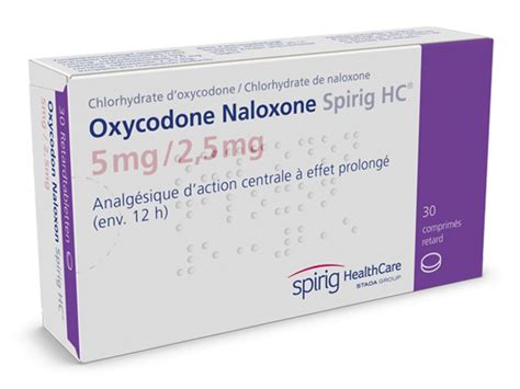 Spirig Healthcare Ag Oxycodone Naloxone Spirig Hc