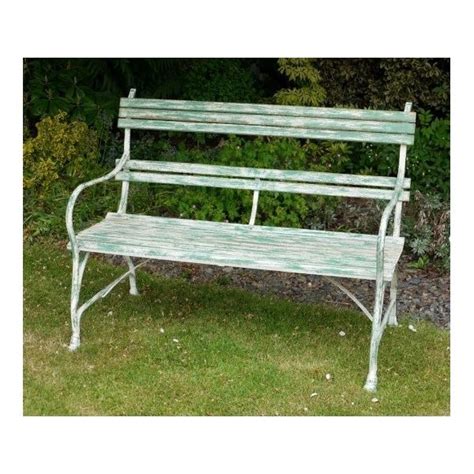 Buy Distressed Outdoor Bench Shabby Chic Bench Swanky Interiors