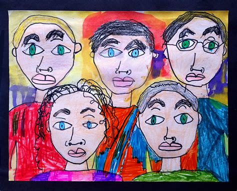 Portrait Art Project For Kids