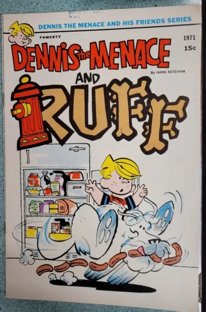 1971 Fawcett Dennis The Menace And Friends Series Ruff Hank Ketcham 7 1