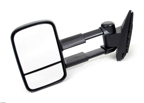K Source Custom Extendable Towing Mirror Manual Textured Black Driver Side K Source Towing