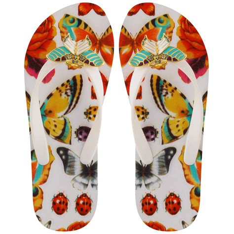 Butterfly flip on wn network delivers the latest videos and editable pages for news & events, including entertainment, music, sports, science and more, sign up and share your playlists. Miss Trish Women's Butterfly Flip Flops - White - FREE UK Delivery