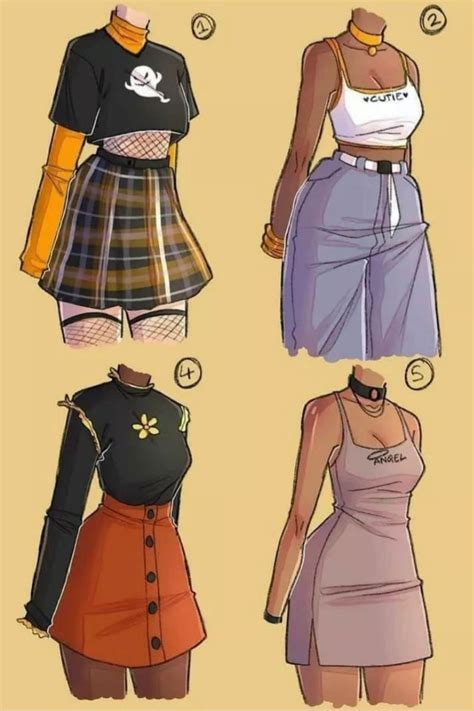 25 Best Art Outfit Drawings You Need To Copy Atinydreamer Dress