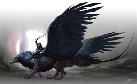 Raven Gryphon By Arvalis On Deviantart