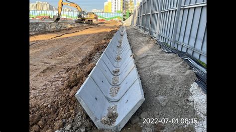 How To Install Precast Concrete C Channel Drain C C U Drain Channels Laying Precast Concrete