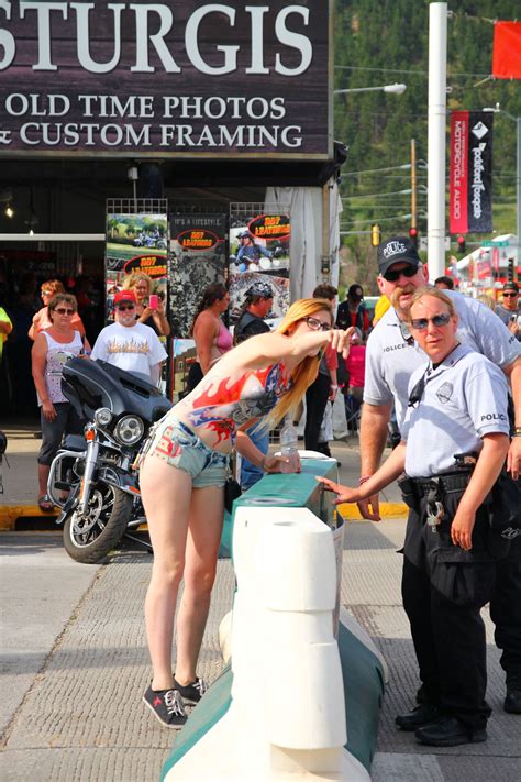 Protecting And Serving On Main Street In Sturgis During The 2015