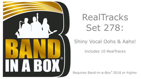 Realtracks Set 278 Shiny Vocals Oohs And Aahs Youtube