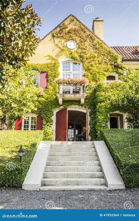Romantic Small Winery House In California Stock Photo Image Of