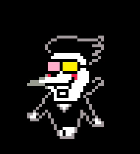 Spamton Deltarune Chapter 2 Free To Use Or Rp With Pixel Art Maker