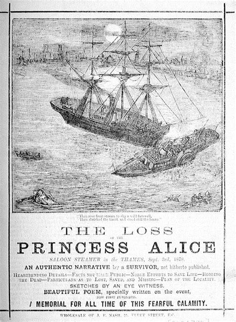 The Sinking Of The Princess Alice Death Pollution Disaster