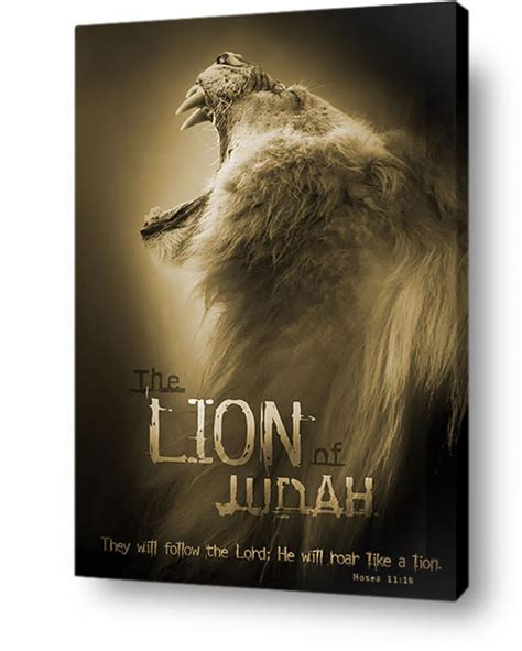 The Roaring Lion Of Judah Wall Decor Canvas Print Paradise Canvas