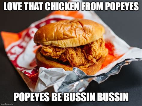 Popeyes Chicken Sandwich Imgflip