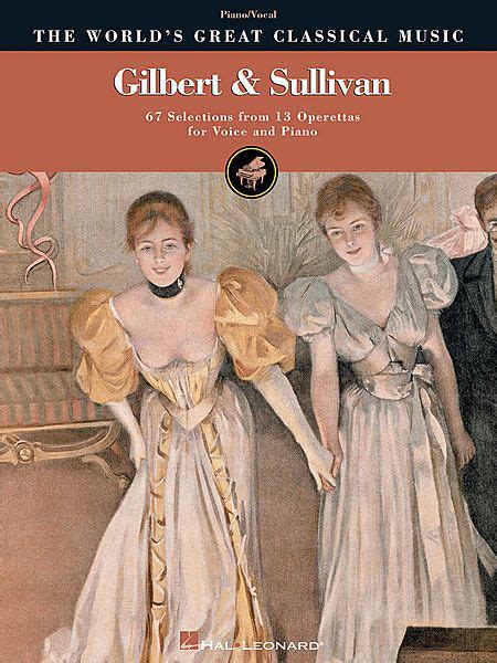 Gilbert And Sullivan Classical Music Operetta Sheet Music Book