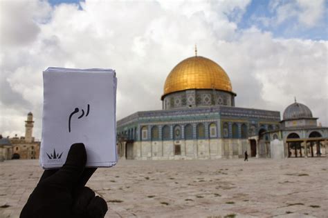 Don't be afraid to start over. اكتب اسمك في القدس 2 - المصمم ادم حلس