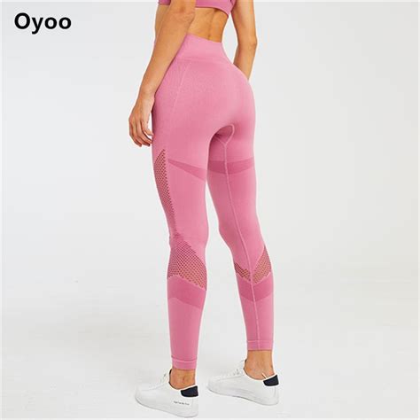 oyoo 2019 comfy push up seamless leggings high rise tummy control sport yoga pants fitness femme