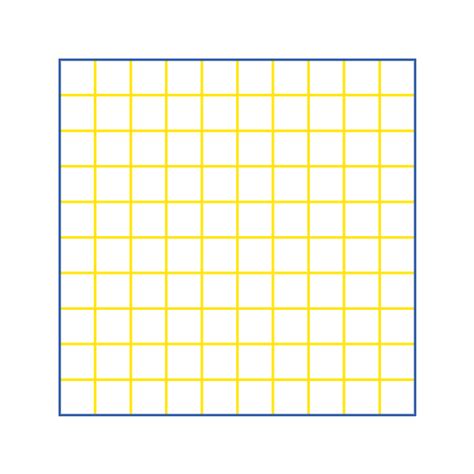 10 X 10 Blank Line Grid First4markings