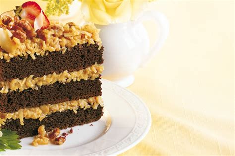Preheat the oven to 350f. Triple Layer German Chocolate Cake with California Walnuts ...