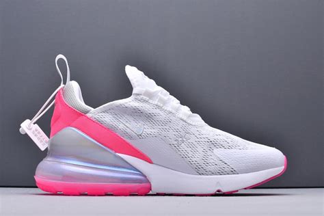 Ladies Nike Air Max 270 Whitehot Pink With Iridescent Swoosh