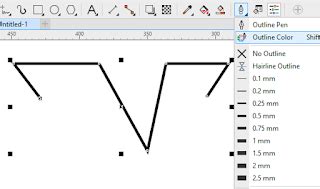 2 CARA MEWARNAI GARIS DI COREL DRAW X7 - TUTORIAL COREL DRAW
